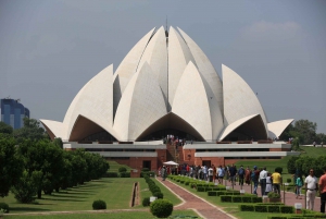 New Delhi : Visite privée du Temple du Lotus en voiture avec coupe-file