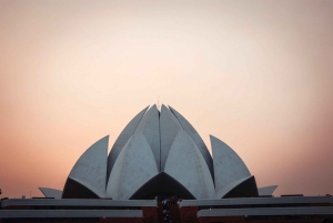 New Delhi: Lotus Temple Privat tur med bil med hoppa över kön