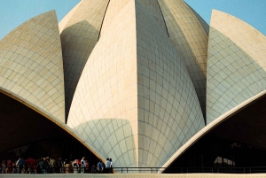 New Delhi: Lotus Temple Privat tur med bil med hoppa över kön