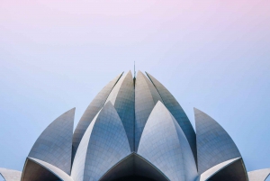 New Delhi: Lotus Temple Privat tur med bil med hoppa över kön