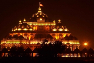 Nuova Delhi: Tour della mostra di Akshardham, dello spettacolo di luci e acqua