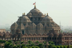 New Delhi: Rundvisning i Akshardham-templet med vand- og lysshow