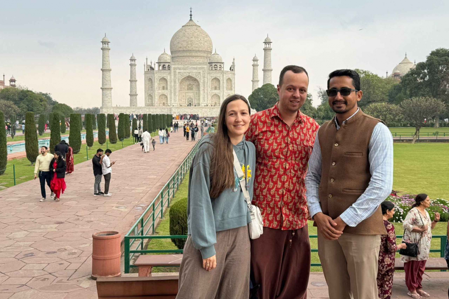 New Delhi : Visite de luxe du Taj Mahal en voiture avec un groupe privé