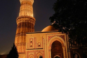 New Delhi: Qutub Minar-utstilling, lys- og lydshowtur