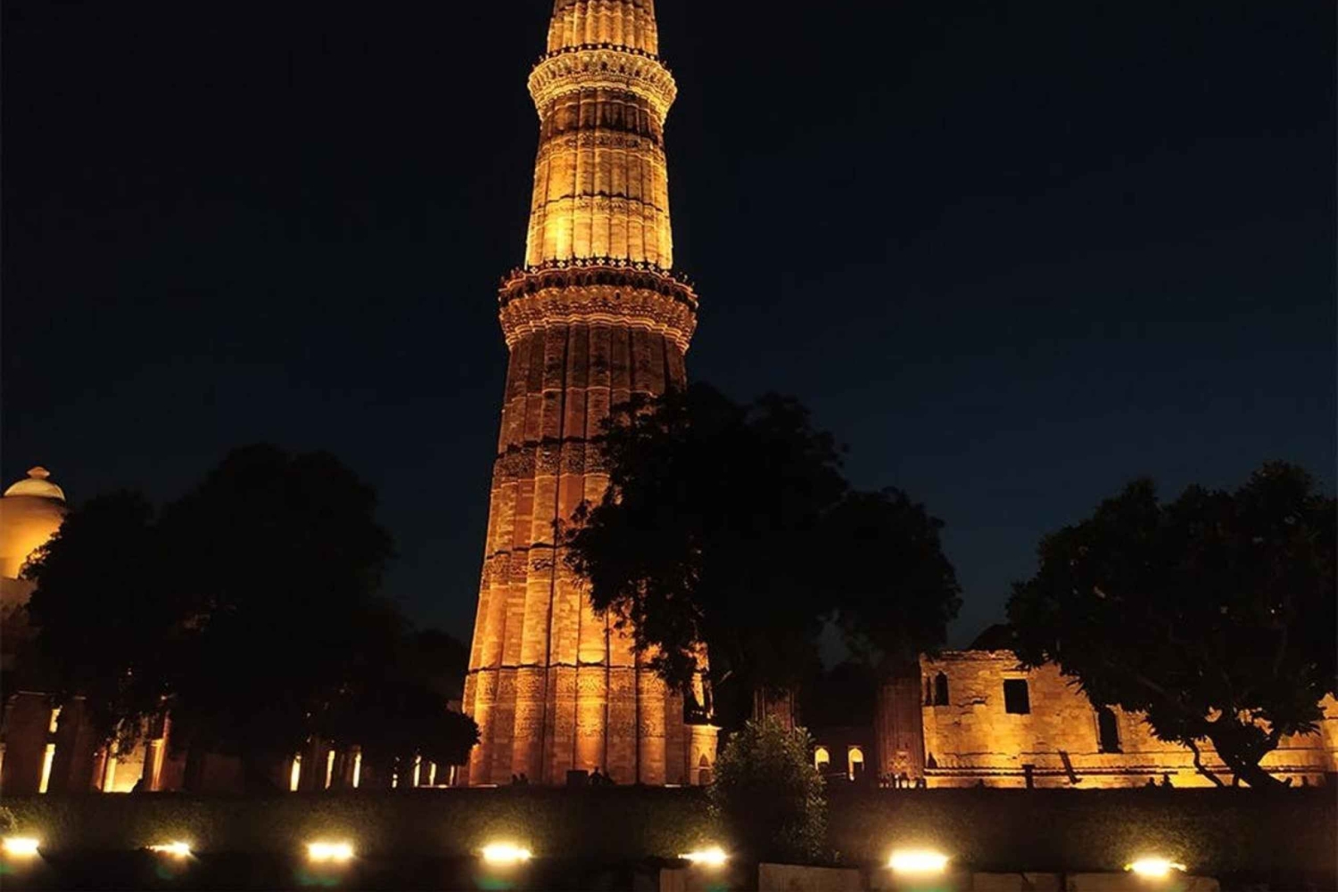 Nowe Delhi: Wycieczka z pokazem światła i dźwięku do Qutub Minar