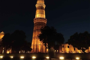 Nowe Delhi: Wycieczka z pokazem światła i dźwięku do Qutub Minar