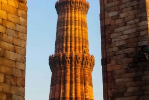 Nowe Delhi: Wycieczka z pokazem światła i dźwięku do Qutub Minar