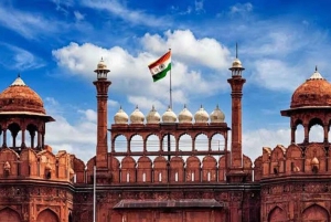 Neu Delhi: Red Fort Skipe-the-line Tour mit Transfer+Ticket