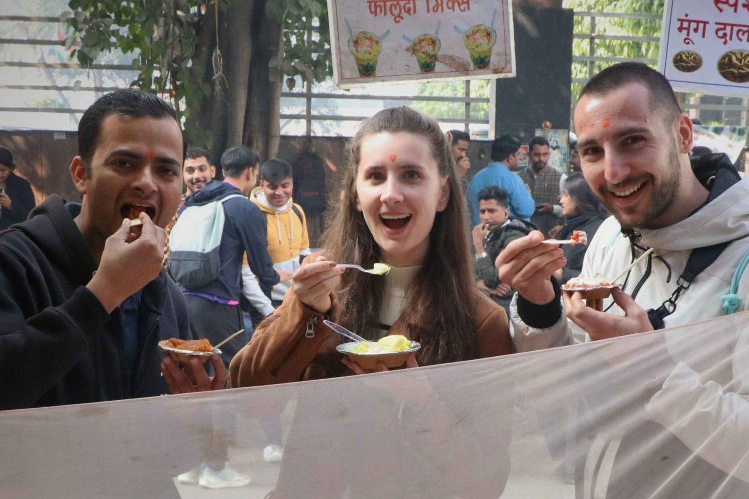 New Delhi: Frokosttur på gata