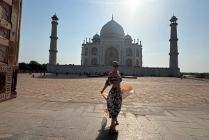 New Delhi: Taj Mahal, Agran linnoitus, Baby Taj ja Mehtabin puutarha.