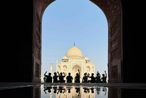 New Delhi: Taj Mahal, Agran linnoitus, Baby Taj ja Mehtabin puutarha.