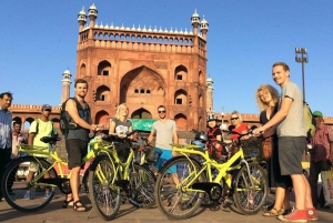 Det gamle Delhi: 3,5 timers cykeltur i en lille gruppe med morgenmad