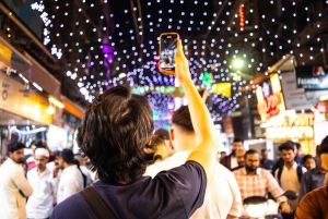 Mattur i Old Delhi: Et festmåltid om natten