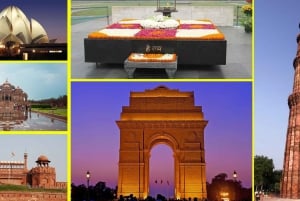 Besichtigung von Alt-Delhi und Neu-Delhi mit einem klimatisierten Luxusbus