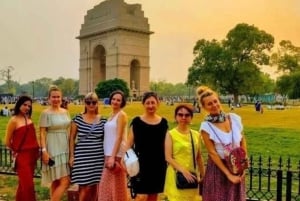 Visita turistica di Old Delhi e New Delhi in autobus di lusso con aria condizionata