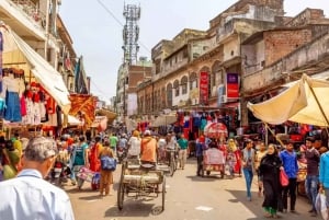 Old Delhi: Bytur i gamle Delhi med rickshaw og gatemat