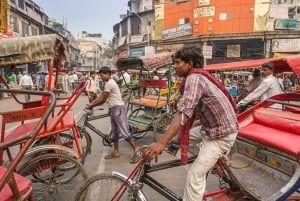 Old Delhi: Bytur i gamle Delhi med rickshaw og gatemat