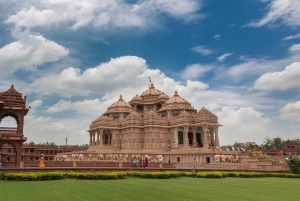 Visite à pied de la vieille ville de Delhi avec le spectacle de l'eau et de la lumière d'Akshardham