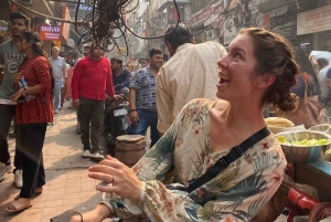 Old Delhi Gatumat, kryddmarknad, kultur- och kulturarvstur