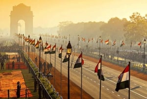 Vanhan ja uuden Delhin yksityinen matkapäivä katukeittiöineen