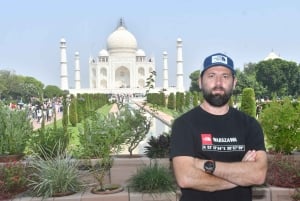 Viagem de um dia ao Taj Mahal, Mathura e Vrindavan saindo de Delhi/Agra