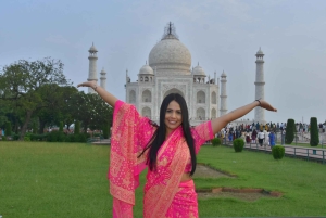 Viagem de um dia ao Taj Mahal, Mathura e Vrindavan saindo de Delhi/Agra
