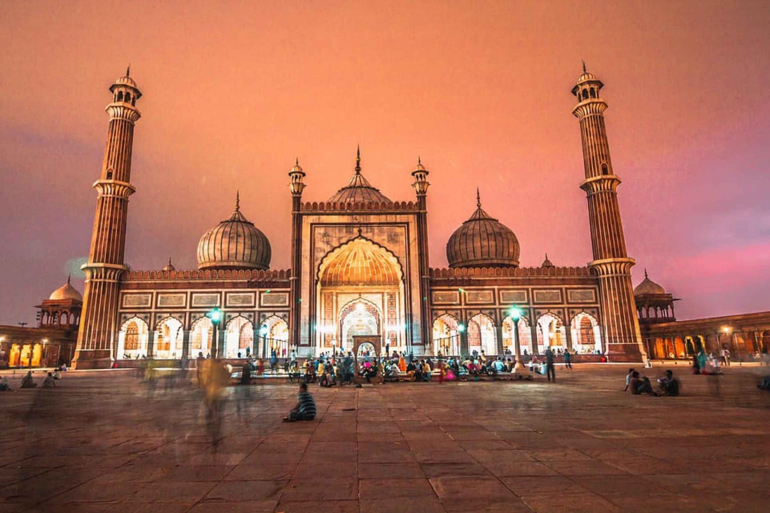 Privérondleiding door de stad van een hele dag oud en New Delhi