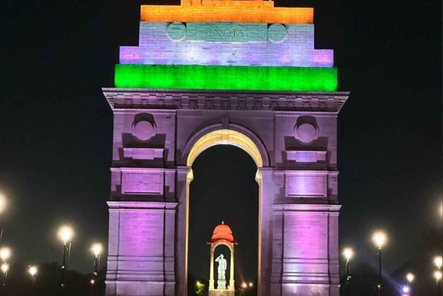 Prywatna nocna wycieczka krajoznawcza po Delhi