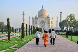 Visite privée du Tajmahal et du fort d'Agra au lever du soleil