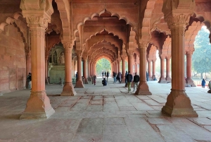 Biglietti elettronici con ingresso prioritario al Red Fort e guida ai trasferimenti a Delhi