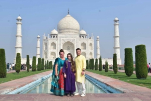 Taj Mahal Hoppa över kön guidad tur med valfria tillval