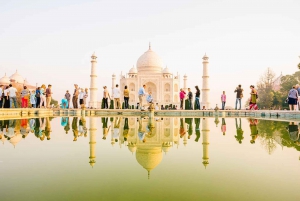 Excursão guiada privada sem fila ao Taj Mahal