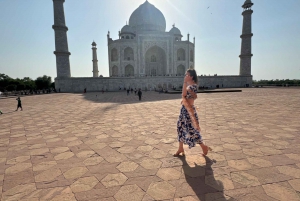 taj mahal-tur utan kö med privat reseledare