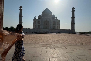 taj mahal-tur utan kö med privat reseledare