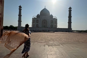 taj mahal-tur utan kö med privat reseledare