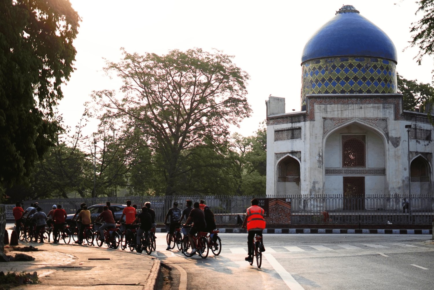 Visite à vélo du sud de Delhi à la découverte du patrimoine, de l'art et des jardins