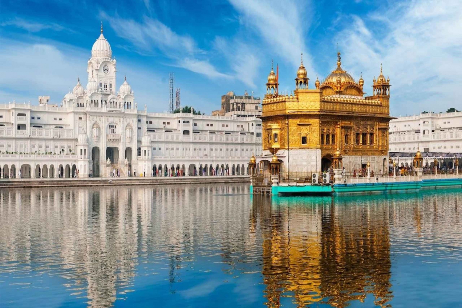 Tempio d'oro di Amritsar con escursione al confine di Wagah di 1-N/2 giorni