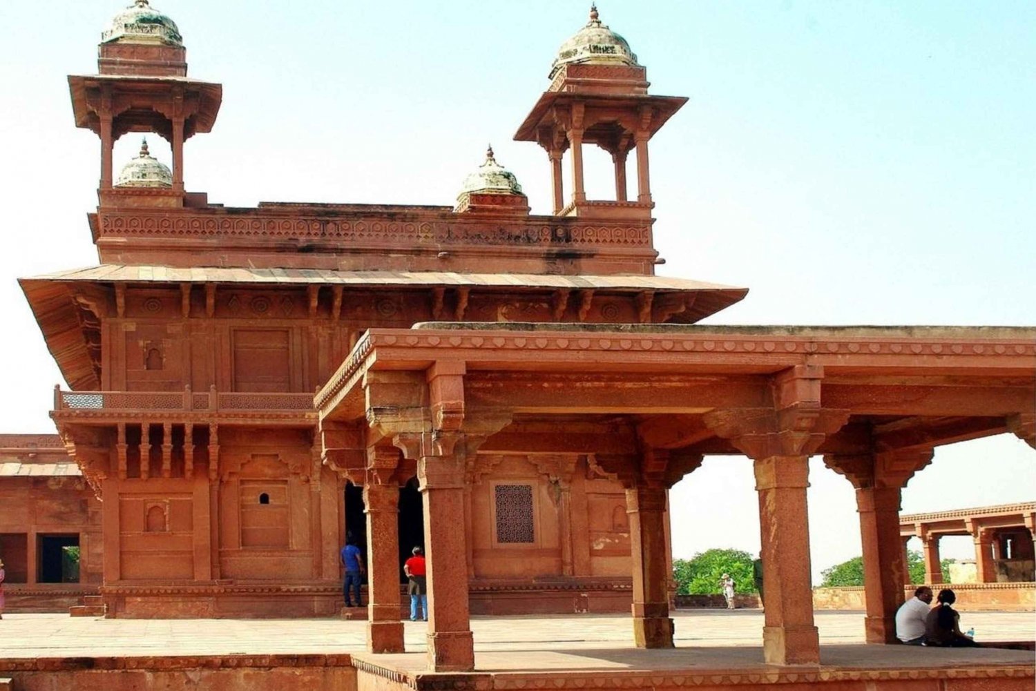 Fatehpur Sikri avec Taj mahal et le fort d'Agra en voiture