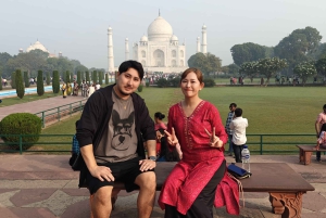 Taj Mahal, Agra Fort och Baby Taj: Heldagsresa från Delhi