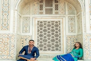 Tour del Taj Mahal, del Forte di Agra e di Fatehpur Sikri con il treno Gatimaan