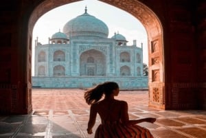 Tour del Taj Mahal, del Forte di Agra e di Fatehpur Sikri con il treno Gatimaan