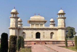 Tour del Taj Mahal e di Agra con ingresso prioritario e trasferimento