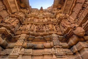 Excursão ao Taj Mahal e ao Património e Templo de Khajuraho