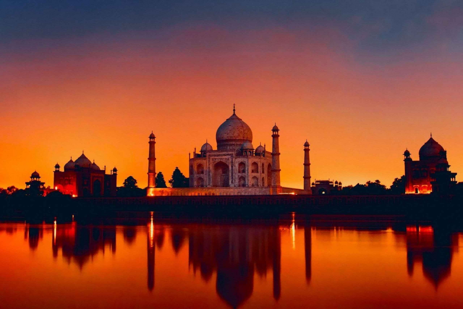 Taj Mahal solnedgangstur av Tuk Tuk med privat guide