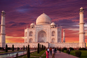 Visite du Taj Mahal au coucher du soleil en Tuk Tuk avec guide privé