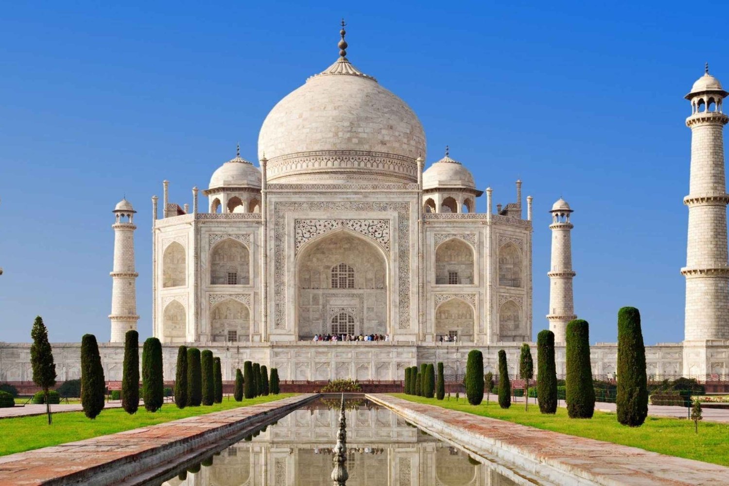 Taj Mahal-tur med Gatimaan Superfast Express-tog