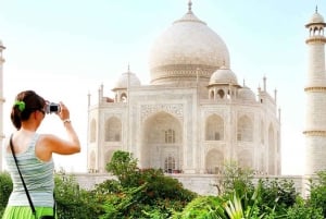 From Delhi: Taj Mahal Full-Day Private City Tour by Train