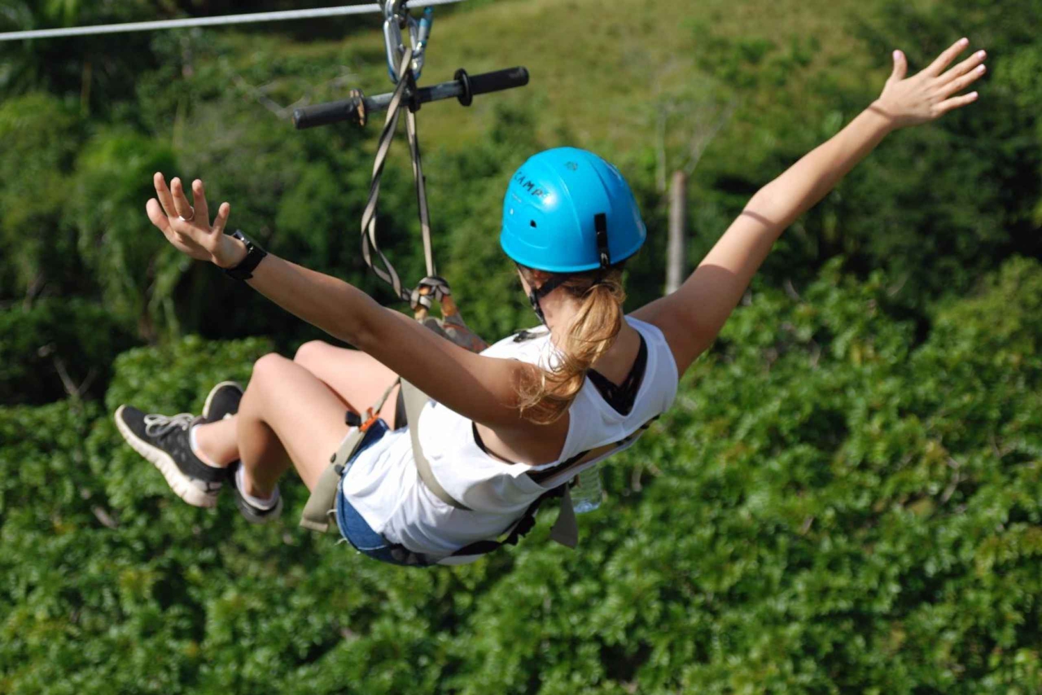 27 Chutes d'eau : Aventure Zip 'n Splash avec promenade à cheval