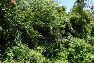 27 Chutes d'eau : Aventure Zip 'n Splash avec promenade à cheval