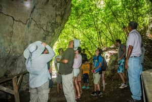 Utflykt till Los Haitises-parken, Yanigua-vattenfallet och Montaña Redonda